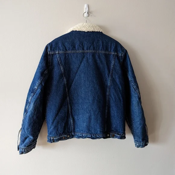 Vintage Trucker Sherpa-lined Jean Jacket - Picture 2 of 7